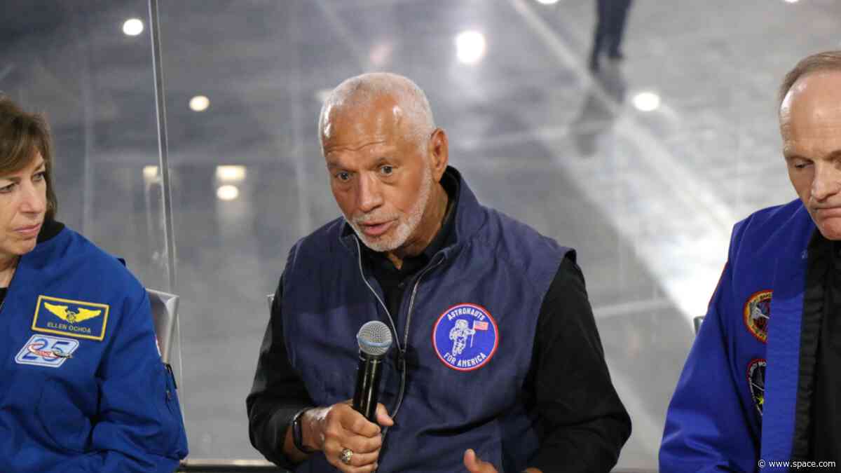NASA's retired astronauts are hitting the road to get young people to vote: 'one small step for you, and one giant leap for our country.'