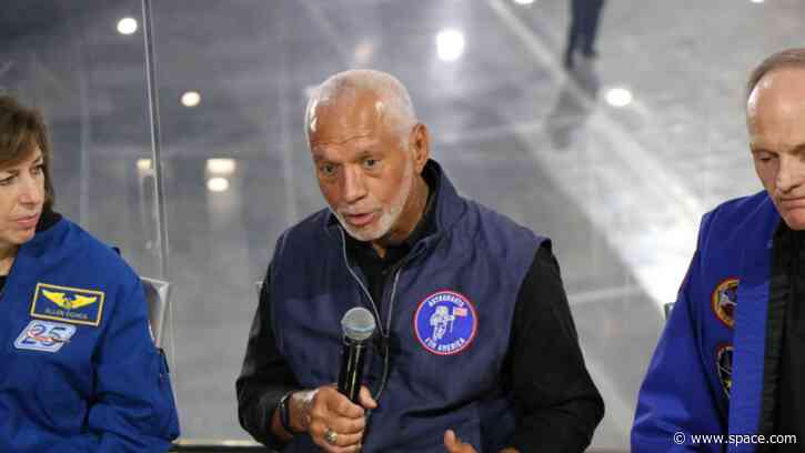 NASA's retired astronauts are hitting the road to get young people to vote: 'one small step for you, and one giant leap for our country.'
