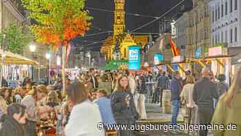 Ende Juli wird die Augsburger Maxstraße wieder zur Weinstraße