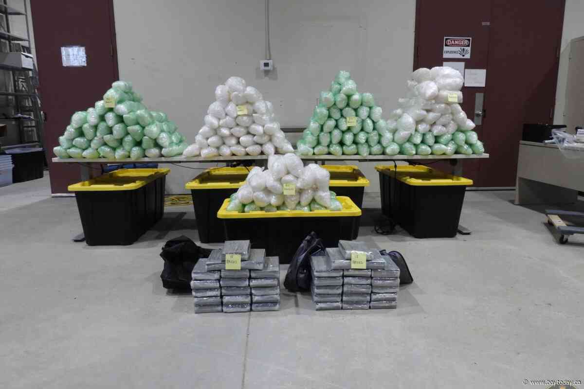 Police in Ontario seize nearly 1.7 tonnes of drugs in cross-border investigation