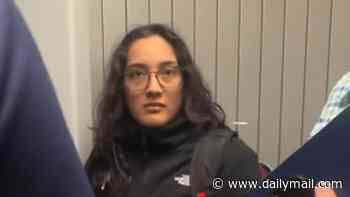 Screams and swear words ricochet through Denver Airport as au pair, 27, is detained for overstaying her visa