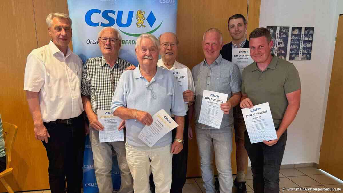 Bernhard Mücke kündigt Rückzug als CSU-Chef an – Engagierte Mitglieder im Ortsverband