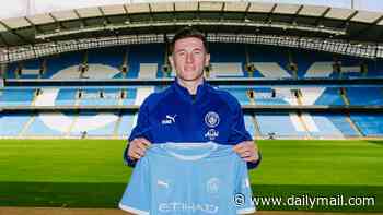 Elliot Anderson aims dig at Man United after sealing £116m move to Man City as he declares: 'I've joined the kings of Manchester'