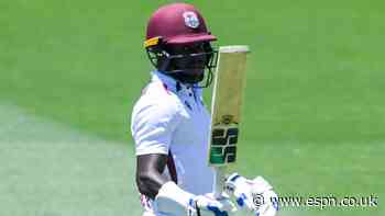 Bishop earns maiden call-up, Mckenzie returns for West Indies' Tests against Pakistan