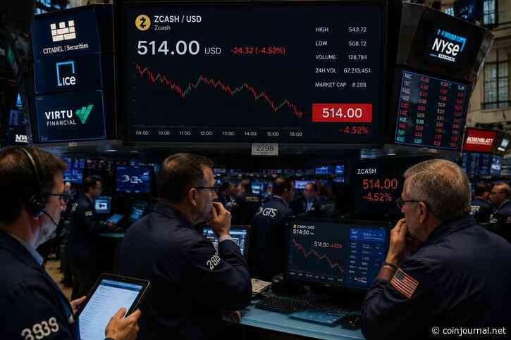 ZEC dips toward the 50-Day EMA as momentum softens