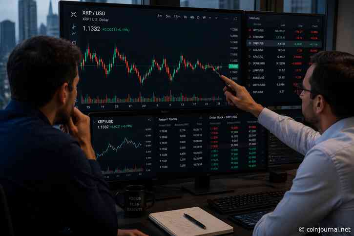 XRP faces resistance below the 50-Day EMA despite improving momentum