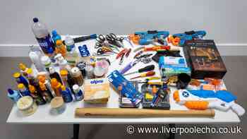 Yoghurts, toy guns and leg massager seized at Manchester Airport