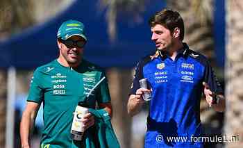 Max Verstappen prijst Fernando Alonso: ‘Zie hem het liefst doorgaan tot z’n zestigste’