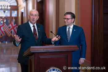 Peace in Europe will come by standing together, Hoyle tells US counterpart