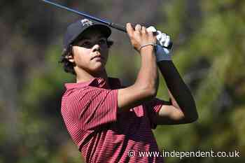 Tiger Woods’ son won’t advance in major tournament after camera shutter ruined his shot