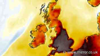 UK weather maps show heatwave reaching 37C in seven counties within six days