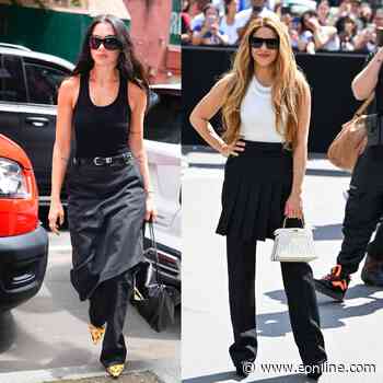 How To Wear the Skirts-Over-Pants Trend, According to a Celeb Stylist