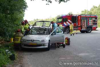 Brandweer bevrijdt beknelde bijrijder