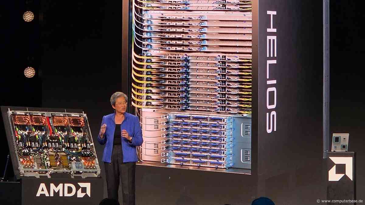 Rack Helios startet: Mit diesem Rack sieht sich AMD vor Nvidia an Position 1