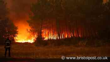 Holiday hell in France as thousands flee 'tornado' inferno in tourist spot