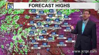 Showers, storms continue for Thursday