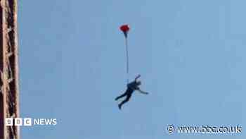 Group's 'extremely dangerous' base jump from Blackpool Tower investigated