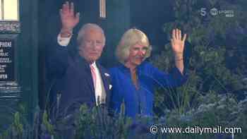 King Charles and Queen Camilla arrive at the Commonwealth Games opening ceremony... in a TARDIS