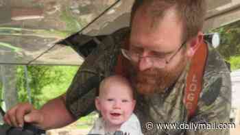 Adorable 7-month-old baby who died in car fire is pictured... after dad popped back into house as vehicle tragically burst into flames