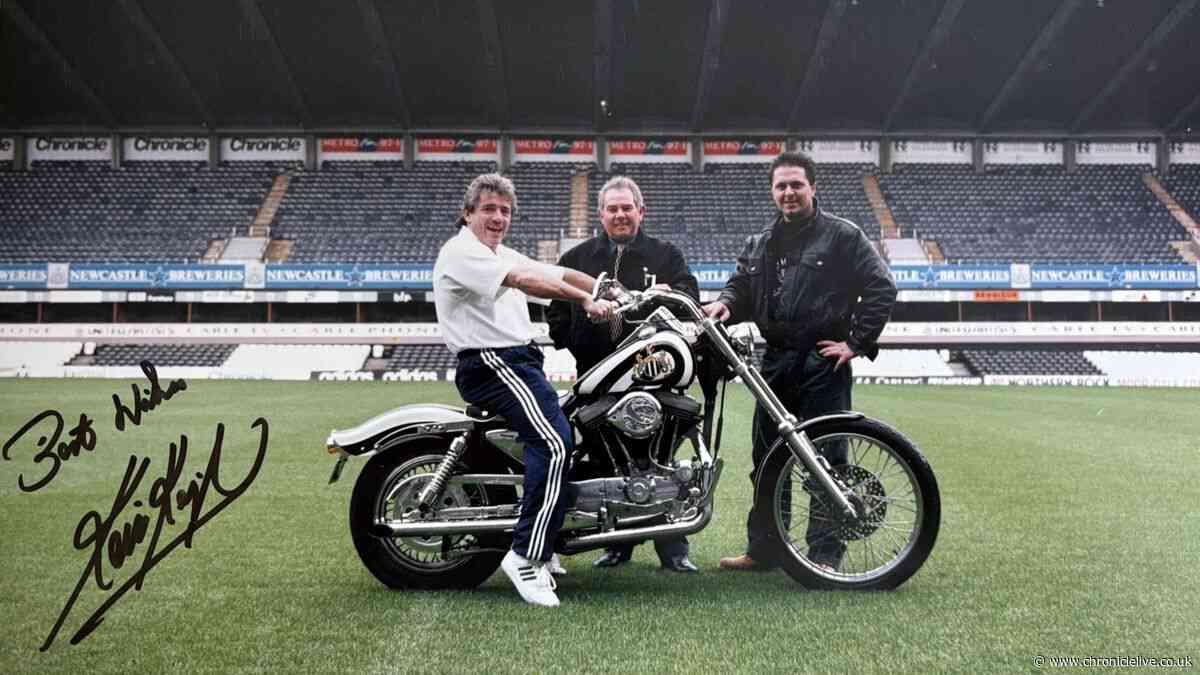 Kevin Keegan's Harley Davidson sells for £35,000 at auction