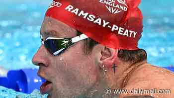 Adam Ramsay-Peaty debuts his new name on his swimming cap at the Commonwealth Games as his wife Holly brands it 'so special'