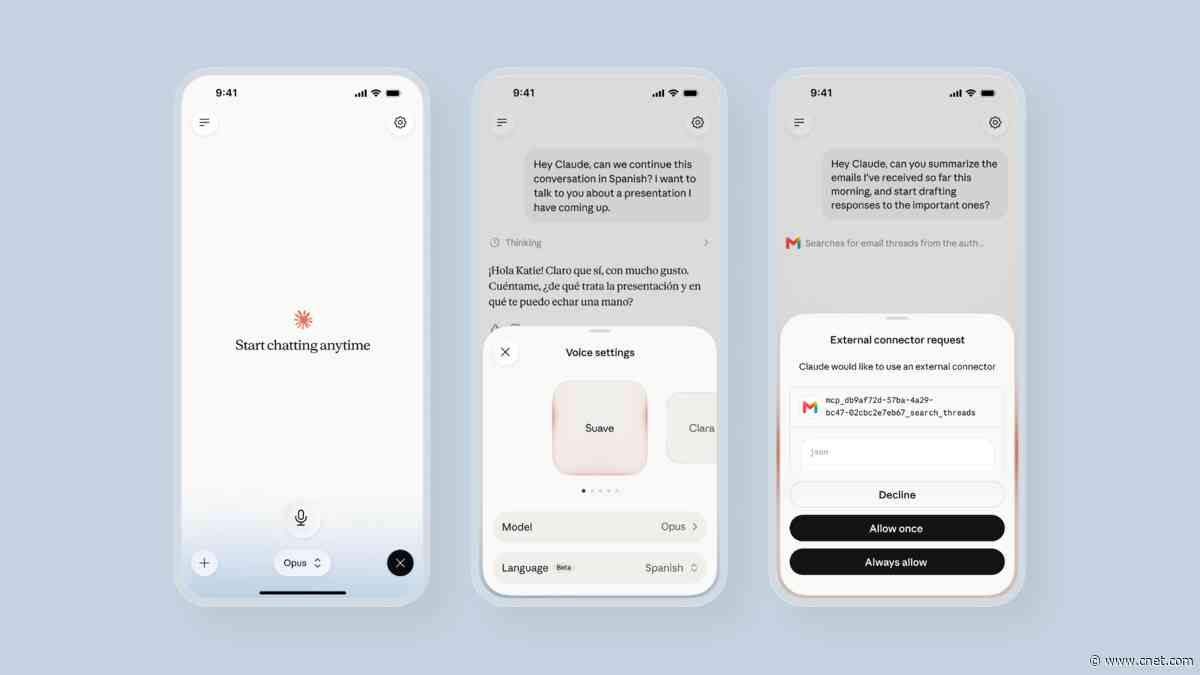 Claude Voice Mode Gets an Upgrade, Now Powered by New Models