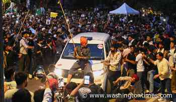 India protest movement holds capital sit-in as police crack down on demonstrators