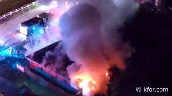 Oklahoma City Fire releases drone video of NE OKC house fire