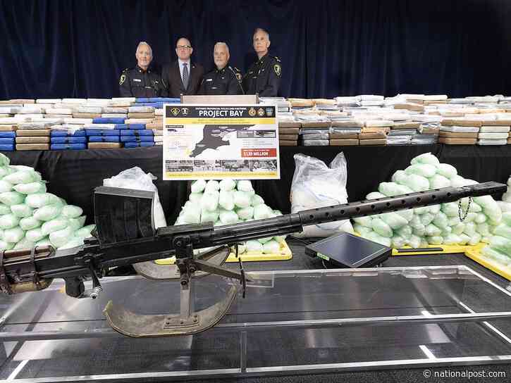 Police reveal $139M in drugs, firearms and antique anti-tank rifle seized in major cross-border bust