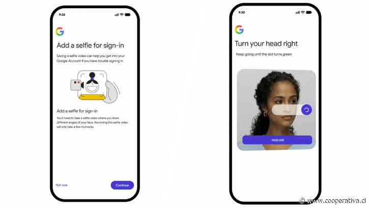 Google suma el "video-selfi" como método de inicio de sesión