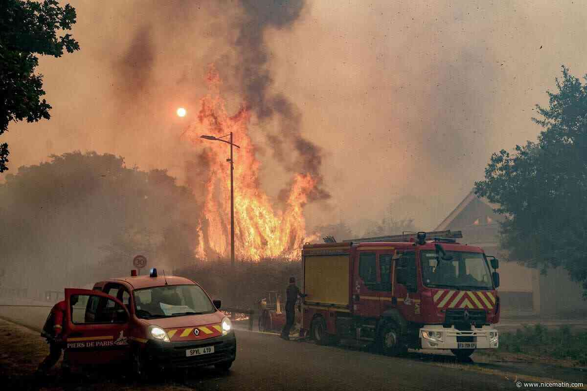 Incendie en Gironde : 4.800 hectares brûlés et plus de 20.000 évacués, les pompiers défendent « maison par maison »