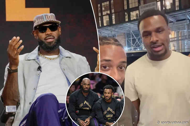 Streamer blindsides Bronny James with ‘crazy’ LeBron-Warriors question