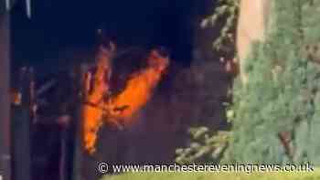 Emergency services rush to scene with residents evacuated on Manchester street