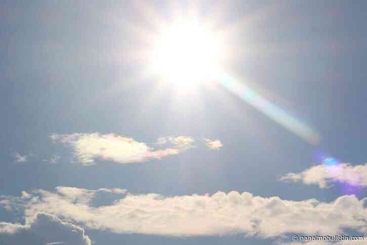 Upper ridge leads to record-breaking high temperature in Nanaimo