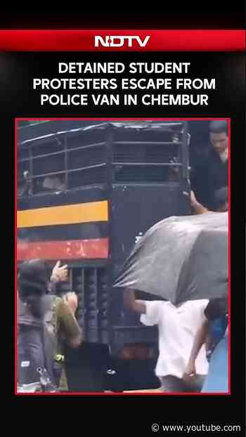 Detained Student Protesters Escape From Police Van In Chembur
