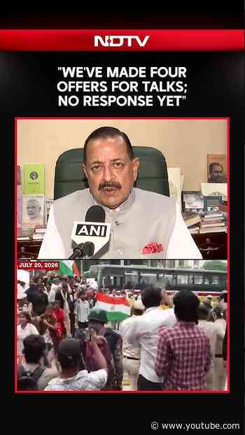 Jitendra Singh Invites Student Protesters For Dialogue On NEET Row: "Ready For Talks"
