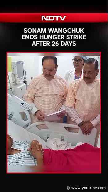 Sonam Wangchuk Ends Hunger Strike After 26 Days In Presence Of Ministers