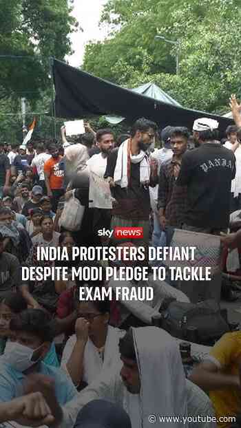 Modi moves to tackle exam fraud, but will it stop India's protests?