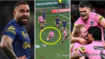‘100% a knock on’: Controversial moments as Panthers survive big scare against wasteful Eels
