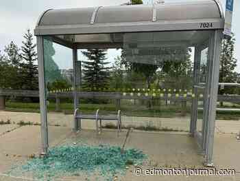 RCMP investigate vandalism after three Fort McMurray bus shelters damaged