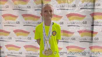 'She's absolutely smashing it' - Eight-year-old Blyth girl winning swimming competitions across the UK