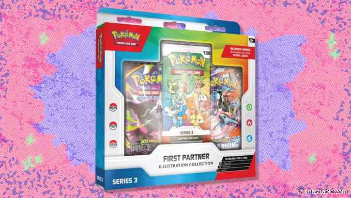 Preorders for the Pokémon TCG First Partner Illustration Collection Series 3 are under market price on Amazon — save nearly $5