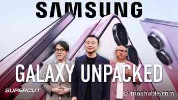 Samsung unpacked: New foldable phones, watches and more