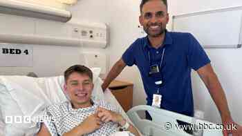 Amputation-fear teen 'pain-free' after operation