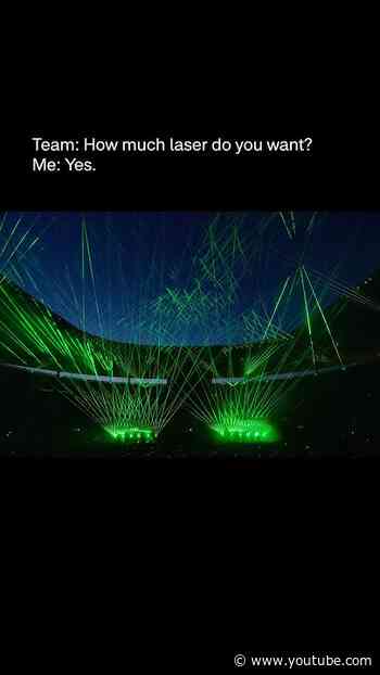 Team: how much laser do you want? Me: yes.