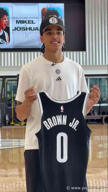 Preparing the rook's first jersey 🔥#mikelbrownjr #behindthescenes #nba