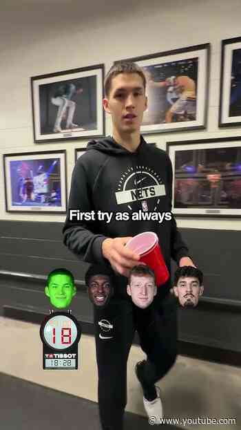 Egor Dëmin, a man of many TALENTS 🔥 #brooklynnets #games #funny