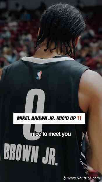 Lovin' the ENERGY from the rook! 🗣️ #brooklynnets #mikelbrownjr #nba