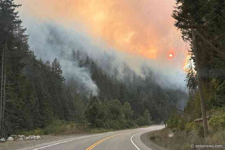Hwy. 1 through Fraser Canyon, Hwy. 3 east of Hope remain closed due to fires