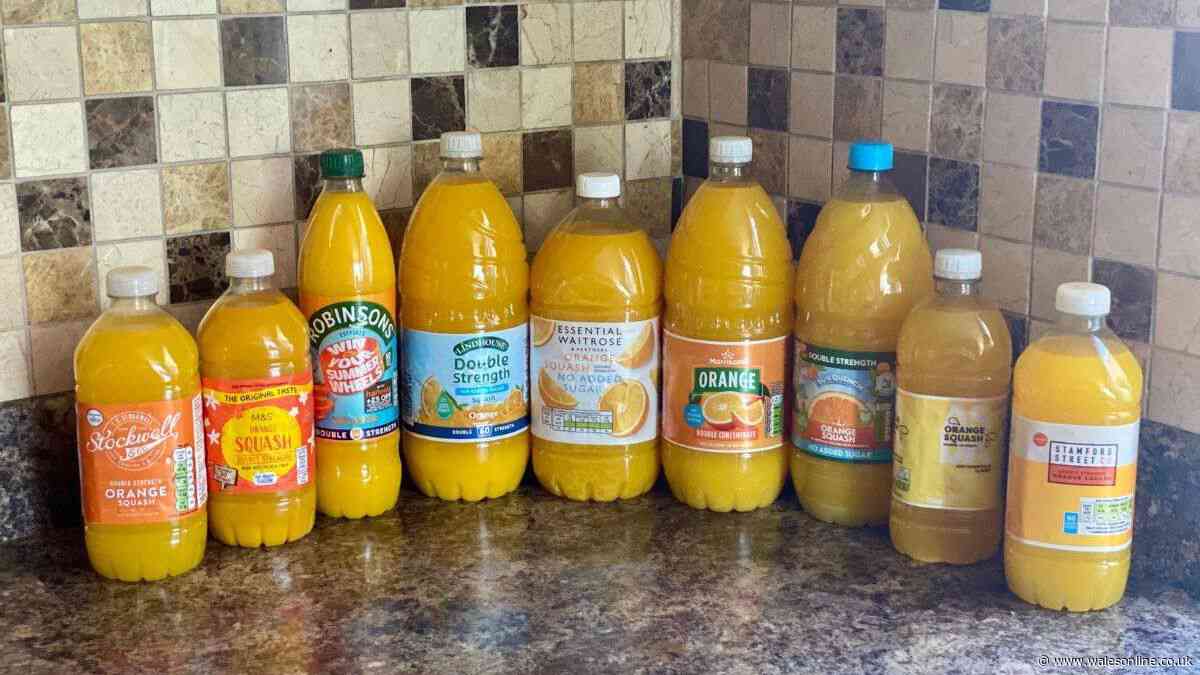 I tried own-brand orange squash from 8 supermarkets and one cheaper bottle beat Robinsons